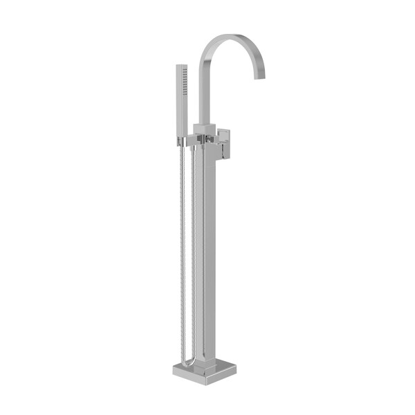 Newport Brass Exposed Tub and Hand Shower Set, Satin Nickel (PVD), Floor 2040-4261-15S - main